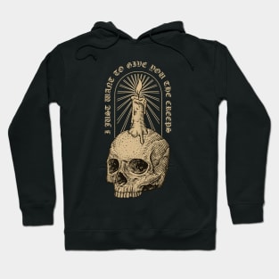 halloween, spooky, creepy, funny, scary, skull, skeleton, cute, Hoodie